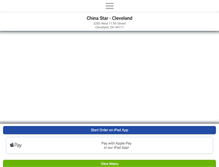 Tablet Screenshot of chinastarcleveland.com
